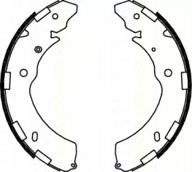 Комлект тормозных накладок TRISCAN 8100 42021