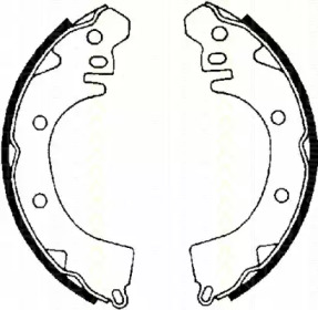 Комлект тормозных накладок TRISCAN 8100 42422