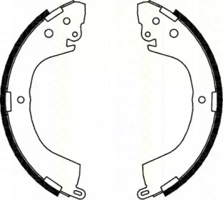 Комлект тормозных накладок TRISCAN 8100 42605