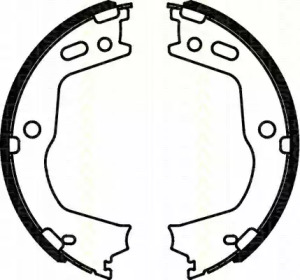Комплект тормозных колодок, стояночная тормозная система TRISCAN 8100 43028
