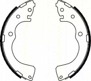 Комлект тормозных накладок TRISCAN 8100 50001