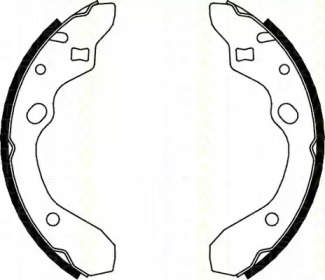 Комлект тормозных накладок TRISCAN 8100 50546