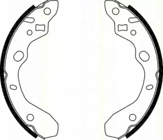 Комлект тормозных накладок TRISCAN 8100 50611