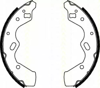 Комлект тормозных накладок TRISCAN 8100 50615