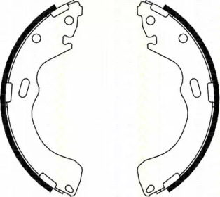 Комлект тормозных накладок TRISCAN 8100 50616