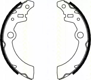 Комлект тормозных накладок TRISCAN 8100 69001