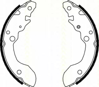 Комлект тормозных накладок TRISCAN 8100 69007