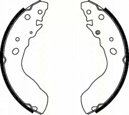 Комлект тормозных накладок TRISCAN 8100 69584