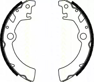 Комлект тормозных накладок TRISCAN 8100 69600