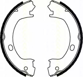 Комлект тормозных накладок TRISCAN 8100 80003