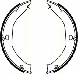 Комлект тормозных накладок TRISCAN 8100 80008