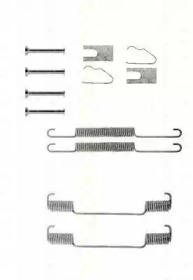Комплектующие, тормозная колодка TRISCAN 8105 112422