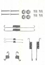 Комплектующие, тормозная колодка TRISCAN 8105 162591