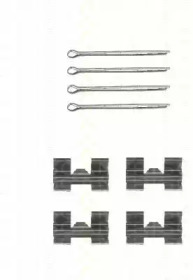 Комплектующие, колодки дискового тормоза TRISCAN 8105 171001