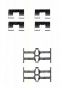 Комплектующие, колодки дискового тормоза TRISCAN 8105 401614