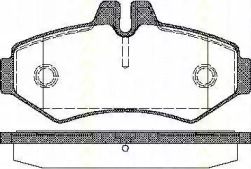 Комплект тормозных колодок TRISCAN 8110 10515
