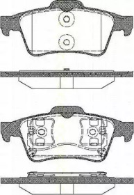 Комплект тормозных колодок TRISCAN 8110 10534