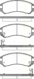 Комплект тормозных колодок TRISCAN 8110 10887