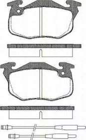 Комплект тормозных колодок TRISCAN 8110 10979