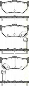 Комплект тормозных колодок TRISCAN 8110 10998