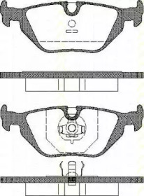 Комплект тормозных колодок TRISCAN 8110 11001