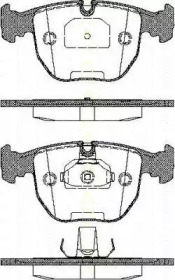 Комплект тормозных колодок TRISCAN 8110 11006
