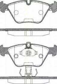 Комплект тормозных колодок TRISCAN 8110 11010