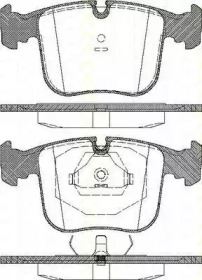 Комплект тормозных колодок TRISCAN 8110 11012