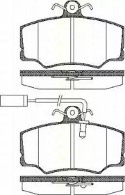 Комплект тормозных колодок TRISCAN 8110 12991
