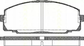 Комплект тормозных колодок TRISCAN 8110 13016