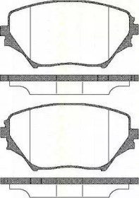 Комплект тормозных колодок TRISCAN 8110 13024