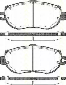 Комплект тормозных колодок TRISCAN 8110 13036