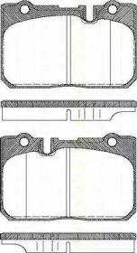 Комплект тормозных колодок TRISCAN 8110 13038