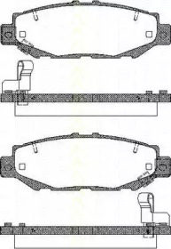 Комплект тормозных колодок TRISCAN 8110 13039