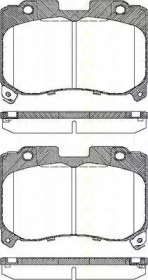 Комплект тормозных колодок TRISCAN 8110 13050