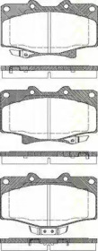 Комплект тормозных колодок TRISCAN 8110 13052