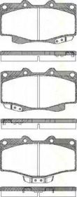 Комплект тормозных колодок TRISCAN 8110 13178