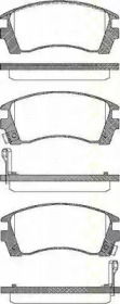 Комплект тормозных колодок TRISCAN 8110 14004