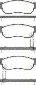 Комплект тормозных колодок TRISCAN 8110 14035