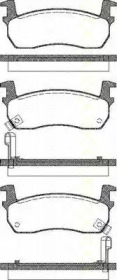 Комплект тормозных колодок TRISCAN 8110 14927