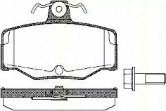 Комплект тормозных колодок TRISCAN 8110 14938