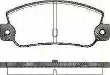 Комплект тормозных колодок TRISCAN 8110 15993