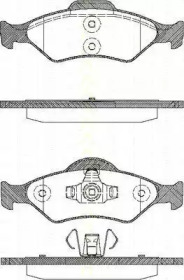 Комплект тормозных колодок TRISCAN 8110 16014