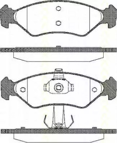 Комплект тормозных колодок TRISCAN 8110 16168