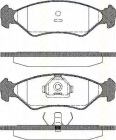 Комплект тормозных колодок TRISCAN 8110 16918