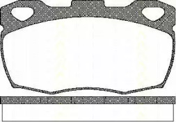 Комплект тормозных колодок TRISCAN 8110 17003