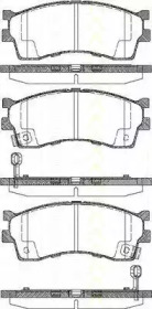 Комплект тормозных колодок TRISCAN 8110 18008