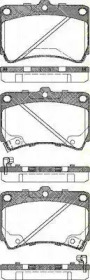 Комплект тормозных колодок TRISCAN 8110 18010