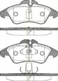 Комплект тормозных колодок TRISCAN 8110 23008