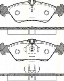 Комплект тормозных колодок TRISCAN 8110 23010